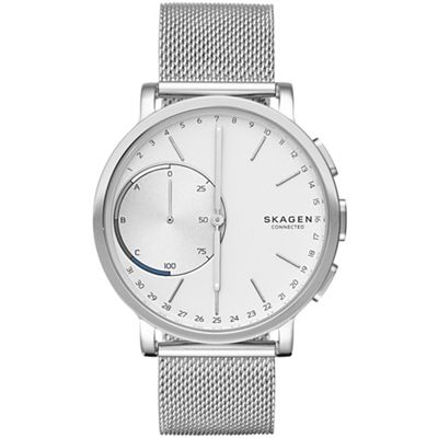 Hagen Connected Steel-Mesh Hybrid Smartwatch skt1100